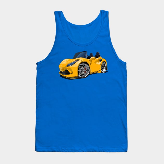 Cartoon car Tank Top by Mechanik